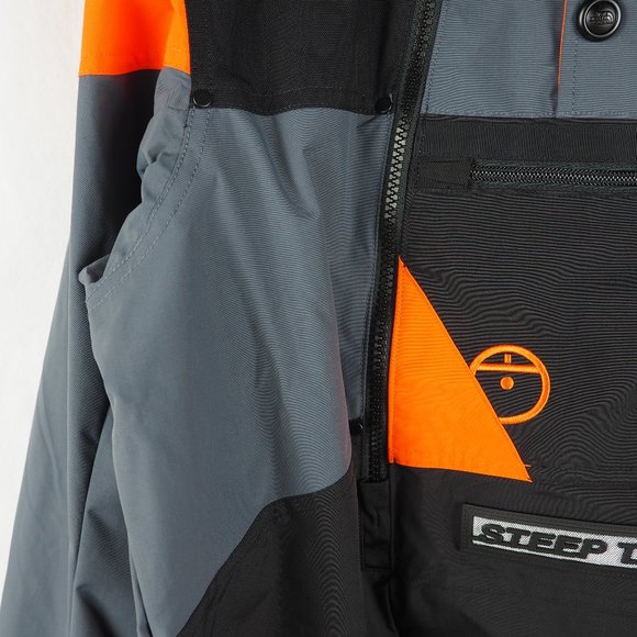 The North Face Unisex Steep Tech Jacket Scot Schmid Shell Grey Black Orange S - Picture 4 of 11
